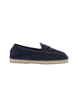 Main View - Click To Enlarge - BOW-TIE - 'Beavan' bow suede espadrilles