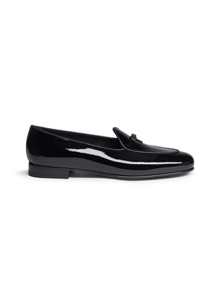 Main View - Click To Enlarge - BOW-TIE - 'Henry' bow patent leather loafers