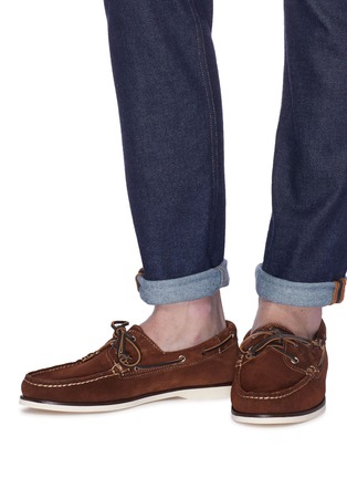 Figure View - Click To Enlarge - BOW-TIE - 'Adams' suede boat shoes