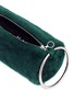 Detail View - Click To Enlarge - KARA - Ring handle lambskin shearling duffle wristlet