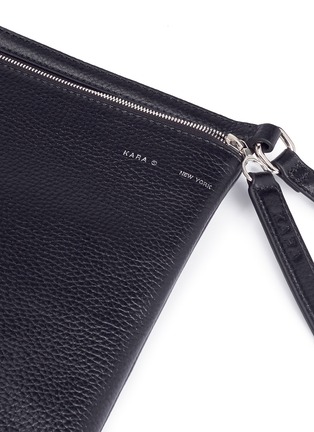 Detail View - Click To Enlarge - KARA - Cowhide leather crossbody waist bag