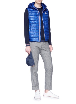 Figure View - Click To Enlarge - MONCLER - 'Gien' hooded down puffer vest