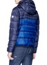 Back View - Click To Enlarge - MONCLER - 'Brech' colourblock hooded down puffer jacket