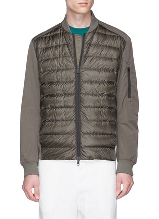 Main View - Click To Enlarge - MONCLER - 'Ariege' down puffer bomber jacket