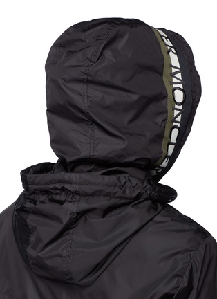 Detail View - Click To Enlarge - MONCLER - 'Gradignan' logo embroidered double hood jacket