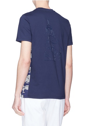 Back View - Click To Enlarge - MONCLER - Monduck graphic print T-shirt