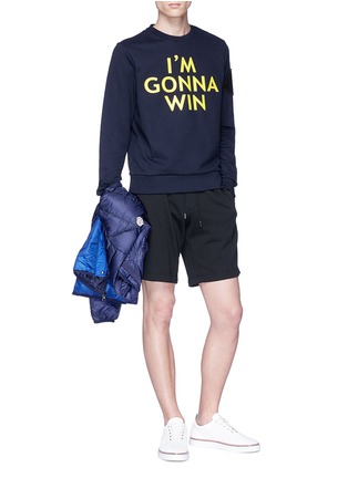 Figure View - Click To Enlarge - MONCLER - 'I'm Gonna Win' slogan print sweatshirt