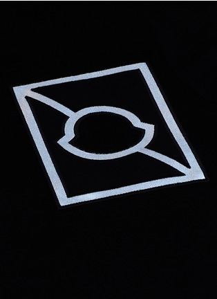 Detail View - Click To Enlarge - MONCLER - x Craig Green reflective logo patch polo shirt