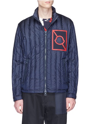 Main View - Click To Enlarge - MONCLER - x Craig Green 'Lasalle' logo print down puffer jacket