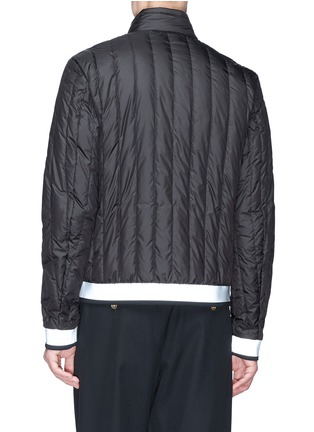 Back View - Click To Enlarge - MONCLER - x Craig Green 'Altman' reflective stripe down puffer jacket