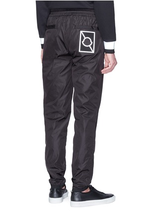 Back View - Click To Enlarge - MONCLER - x Craig Green reflective zip pocket jogging pants