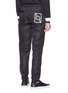 Back View - Click To Enlarge - MONCLER - x Craig Green reflective zip pocket jogging pants