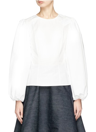 Main View - Click To Enlarge - CALVIN KLEIN 205W39NYC - Puff sleeve shirt