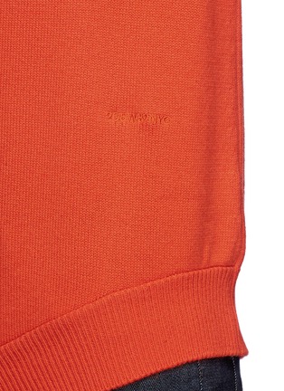 Detail View - Click To Enlarge - CALVIN KLEIN 205W39NYC - Cutout hem cashmere sweater