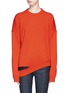 Main View - Click To Enlarge - CALVIN KLEIN 205W39NYC - Cutout hem cashmere sweater