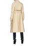 Back View - Click To Enlarge - CALVIN KLEIN 205W39NYC - Cutout shoulder twill trench coat