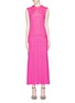 Main View - Click To Enlarge - CALVIN KLEIN 205W39NYC - Smocked knit maxi dress