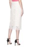 Back View - Click To Enlarge - CALVIN KLEIN 205W39NYC - Guipure lace pencil skirt
