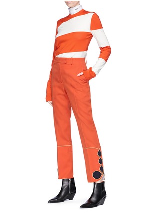 Figure View - Click To Enlarge - CALVIN KLEIN 205W39NYC - Mariachi cuff wool suiting pants