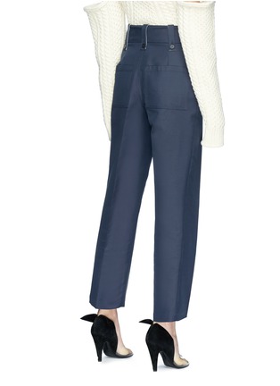Back View - Click To Enlarge - CALVIN KLEIN 205W39NYC - Straight leg cropped suiting pants