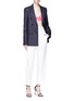 Figure View - Click To Enlarge - CALVIN KLEIN 205W39NYC - Button zip placket pants