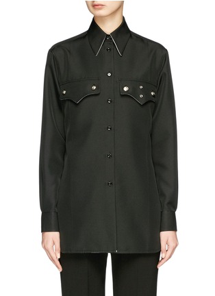 Main View - Click To Enlarge - CALVIN KLEIN 205W39NYC - 'Policeman' twill shirt