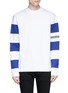 Main View - Click To Enlarge - CALVIN KLEIN 205W39NYC - Stripe sleeve sweatshirt
