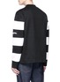 Back View - Click To Enlarge - CALVIN KLEIN 205W39NYC - Stripe sleeve sweatshirt