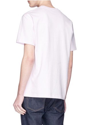 Back View - Click To Enlarge - CALVIN KLEIN 205W39NYC - Slogan embroidered T-shirt