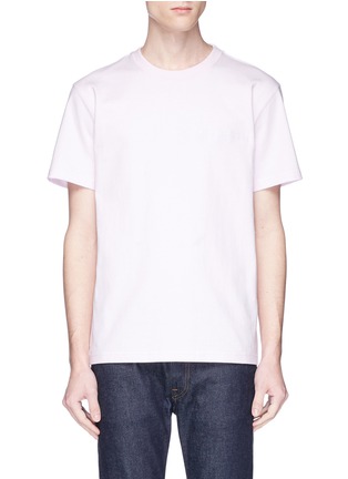 Main View - Click To Enlarge - CALVIN KLEIN 205W39NYC - Slogan embroidered T-shirt