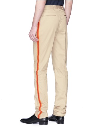 Back View - Click To Enlarge - CALVIN KLEIN 205W39NYC - Uniform stripe outseam chinos