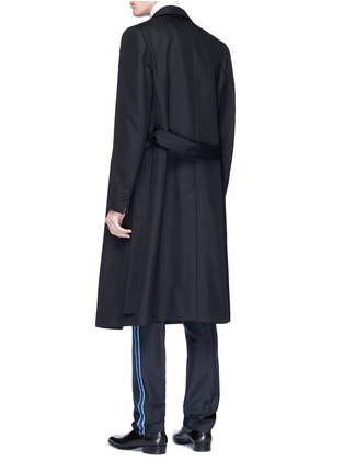 Back View - Click To Enlarge - CALVIN KLEIN 205W39NYC - Belted twill trench coat