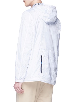 Back View - Click To Enlarge - PS PAUL SMITH - Packable half zip ripstop anorak
