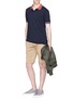 Figure View - Click To Enlarge - PS PAUL SMITH - Stripe collar polo shirt