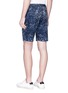 Back View - Click To Enlarge - PS PAUL SMITH - 'Paint Splash' print twill shorts
