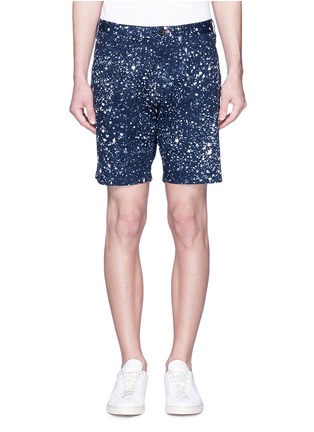 Main View - Click To Enlarge - PS PAUL SMITH - 'Paint Splash' print twill shorts