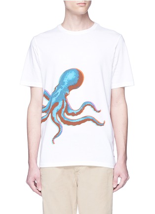 Main View - Click To Enlarge - PS PAUL SMITH - Octopus print T-shirt