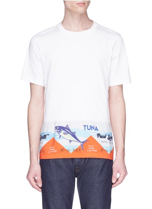 Main View - Click To Enlarge - PAUL SMITH - 'Tuna' print T-shirt