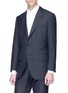 Detail View - Click To Enlarge - TOMORROWLAND - Ermenegildo Zegna Cool Effect® check plaid wool suit