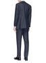 Back View - Click To Enlarge - TOMORROWLAND - Ermenegildo Zegna Cool Effect® check plaid wool suit