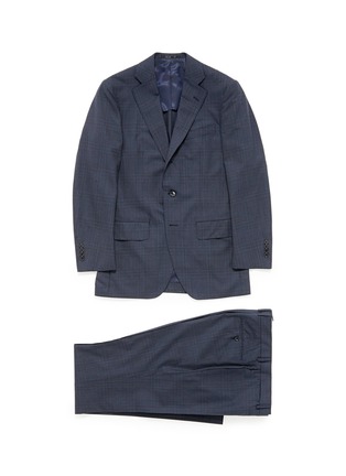 Main View - Click To Enlarge - TOMORROWLAND - Ermenegildo Zegna Cool Effect® check plaid wool suit