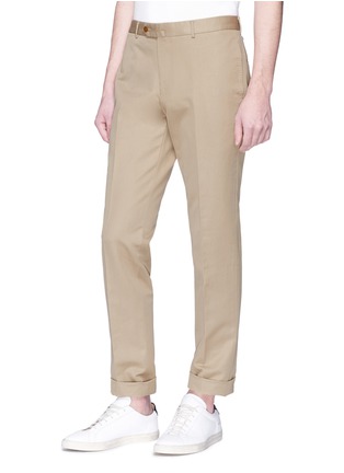 Front View - Click To Enlarge - TOMORROWLAND - Mako cotton chinos