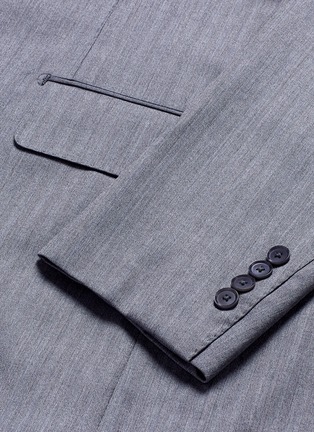 Detail View - Click To Enlarge - TOMORROWLAND - Wool-silk herringbone suit