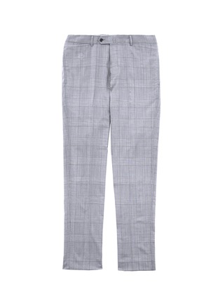 Main View - Click To Enlarge - TOMORROWLAND - Check plaid wool-silk houndstooth pants