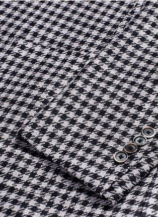 Detail View - Click To Enlarge - TOMORROWLAND - Houndstooth soft blazer