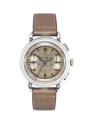 Main View - Click To Enlarge - LANE CRAWFORD VINTAGE COLLECTION - Oriental dual chronograph step case watch