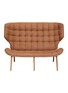 Main View - Click To Enlarge - NORR11 - Mammoth leather sofa – Camel