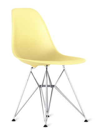 Main View - Click To Enlarge - HERMAN MILLER - Eames moulded armchair – Pale Yellow