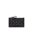 Main View - Click To Enlarge - VALENTINO GARAVANI - 'Rockstud Spike' quilted leather zip card holder