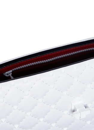 Detail View - Click To Enlarge - VALENTINO GARAVANI - 'Rockstud Spike' medium quilted leather crossbody bag